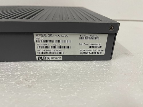 Juniper ACX2200-DC 2x10GbE SFP+ & 4xGbE Copper Ports Universal Access Router - Picture 5 of 7