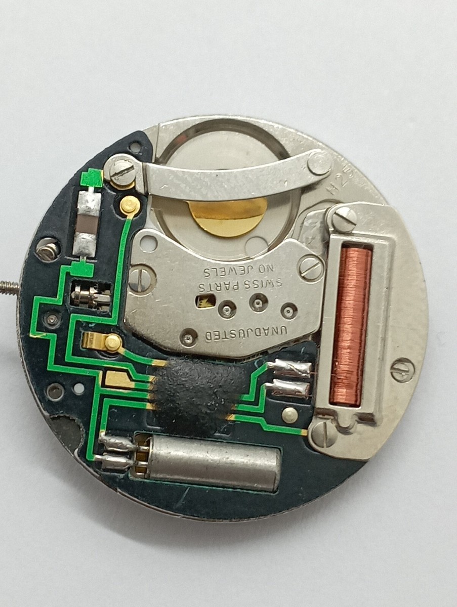 Cal. H25 Working Quartz Watch Movement Date On 3 With Stem