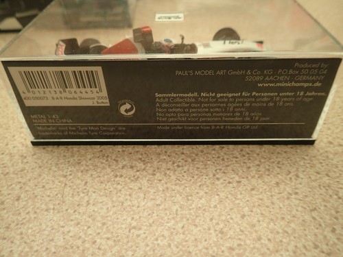 Ltd Edn Minichamps 1:43 400 050073 B.A.R Honda Showcar J.Button 2005 Undisplayed - Picture 3 of 5
