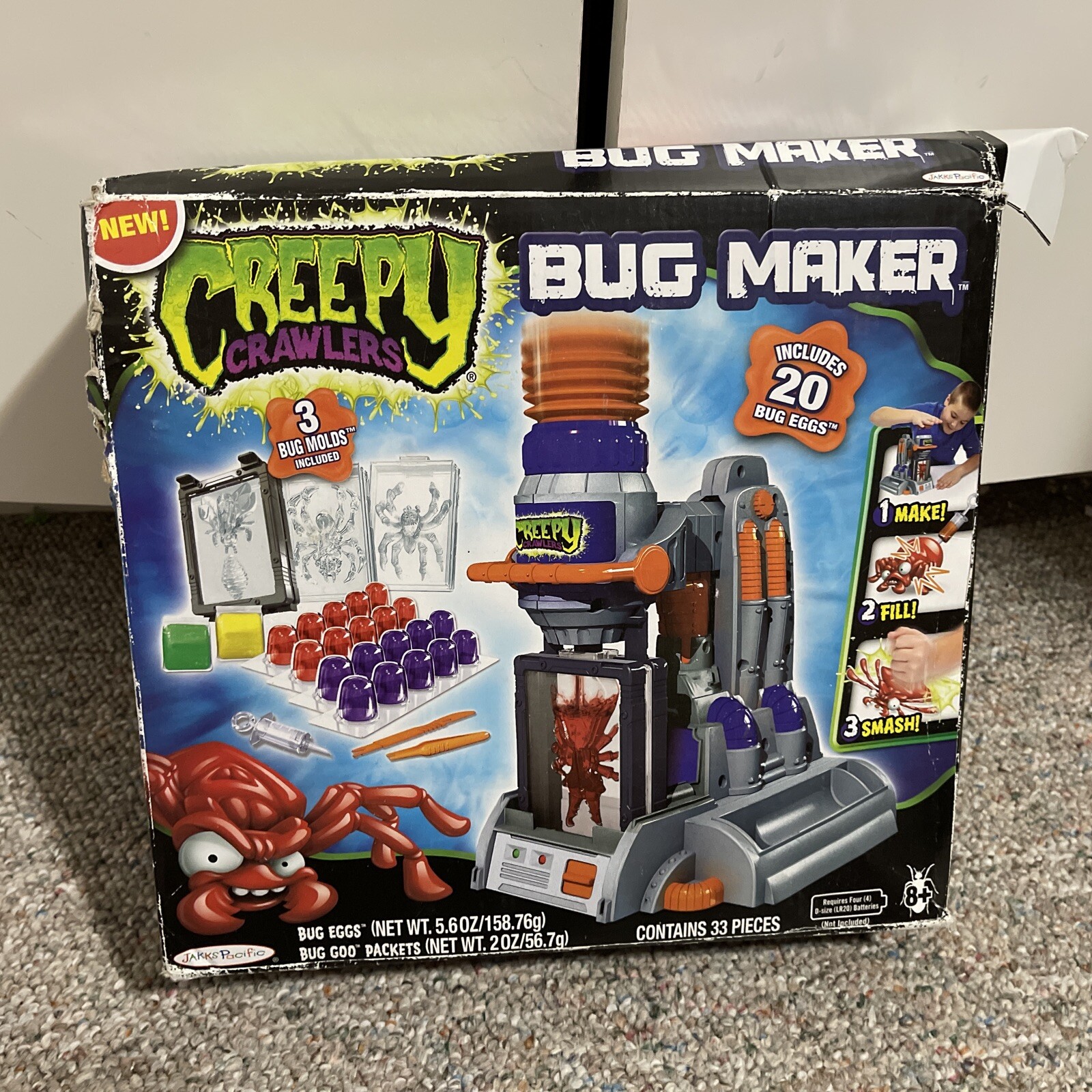 Creepy Crawlers Bug Maker Machine 2011 Jakks Pacific New Opened Box face-your-fears-extreme-creepy-crawly-close-ups-in-pictures-insect