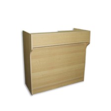 4ft Ledge Top Cash Register Stand 48"L x 22"D x 42"H - Maple
