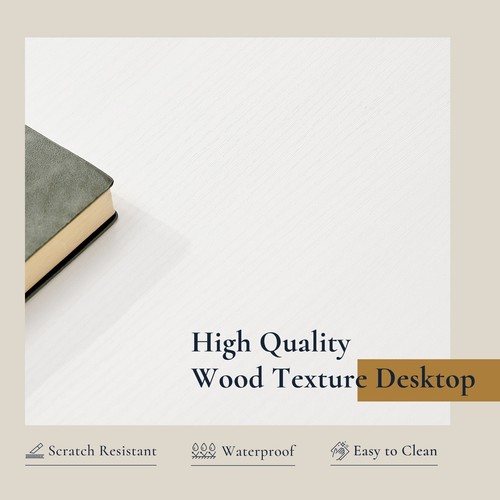 L-Shaped Desk Corner Computer Table Gaming w/ Spacious Work Surface Modern Study - Picture 5 of 12