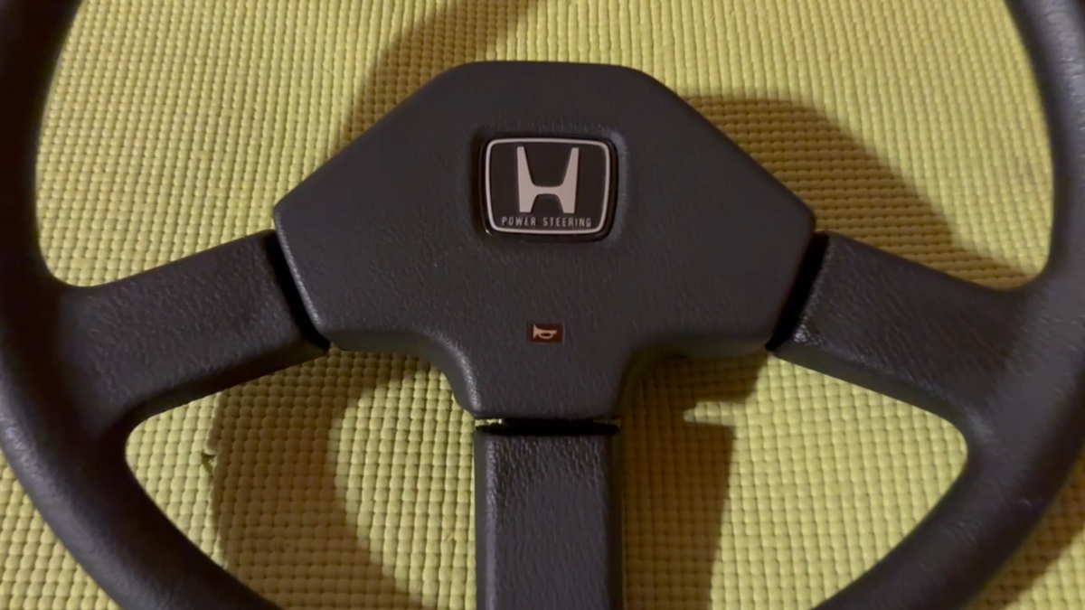 1987-1991 Honda Civic EF CRX SiR Genuine OEM Leather Steering