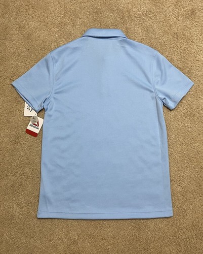 Reebok Mens Performance Ace Polo Shirt Blue Short Sleeve Men's New Sz S,M,3XL - Picture 3 of 5