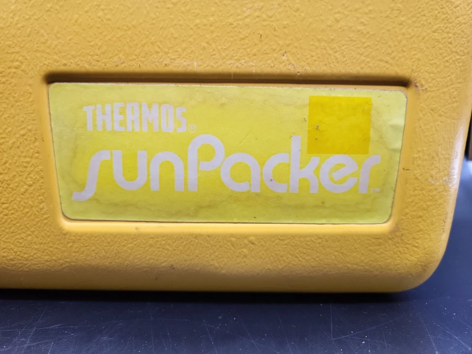 Termo de colección envasadora solar lonchera enfriador cofre de hielo paquete de 12 portavasos naranja Foto 2 de 4