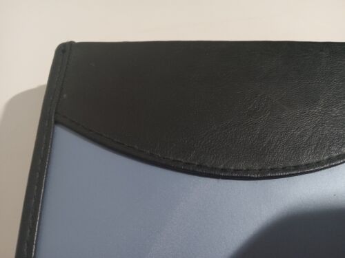 Case Logic 24 DVD/CD Wallet Black Blue Zippered Storage Case - Vintage Y2K Retro - Picture 2 of 11