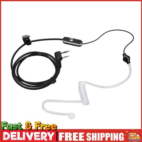 Plastic Earphone Earpiece Headphone PTT MIC Practical for Baofeng Retevis Radios