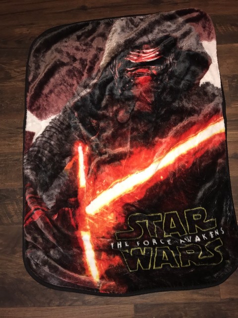 Star Wars First Order Kylo Ren Black Fleece Throw Blanket 46 X60 New Sfhs Org