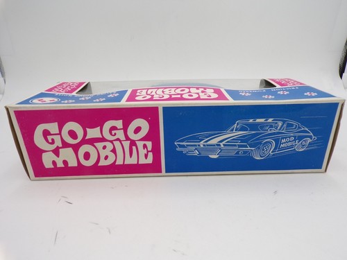 Vintage 1960's Taiyo Toys Japan Tin Friction Go-Go Mobile 9" Jaguar MIB - Picture 3 of 14