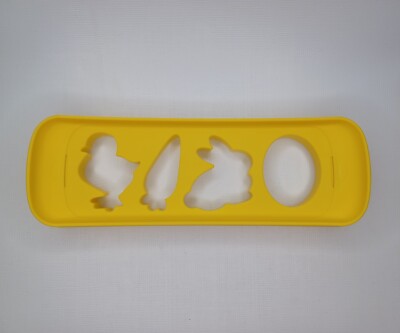 Chef'n Easter Cookie Cutters 4 Designs On One Yellow Rocking Cutter