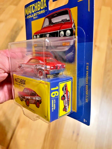 Matchbox Collectors series 1973 Mazda Savanna RX-3 Race Car 1/64 Rubber Tires - Picture 8 of 9