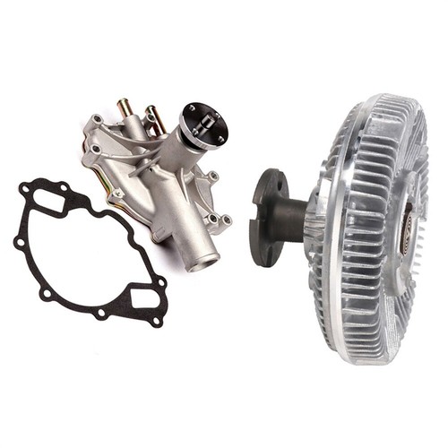 Water Pump & Fan Clutch for 87-96 Ford F-250 E-150 Econoline V8 5.0L 5.8L E&F - Picture 2 of 24