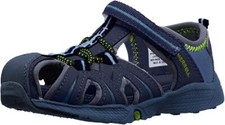 Merrell Hydro Sport Sandal, Navy/Green, 5 US / 6 US Unisex Big Kid