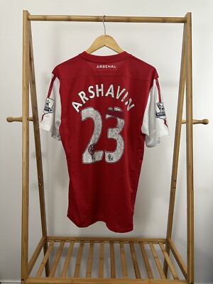 VTG Andrey Arshavin Arsenal 2008 2010 Home Nike Worn Jersey Soccer