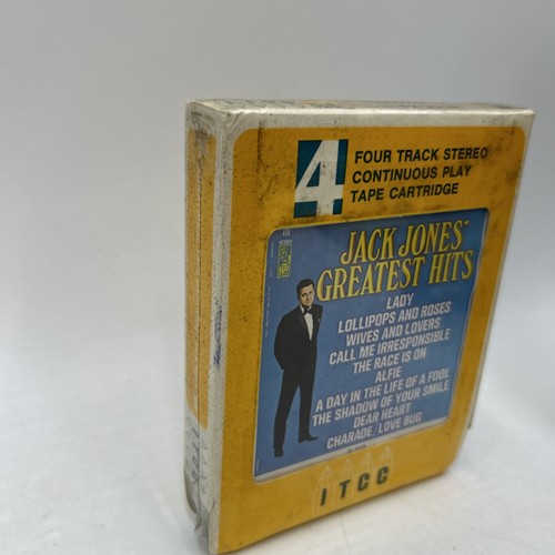 Jack Jones Greatest Hits 4 Track Tape Cartridge New Old Stock #O - Picture 3 of 10