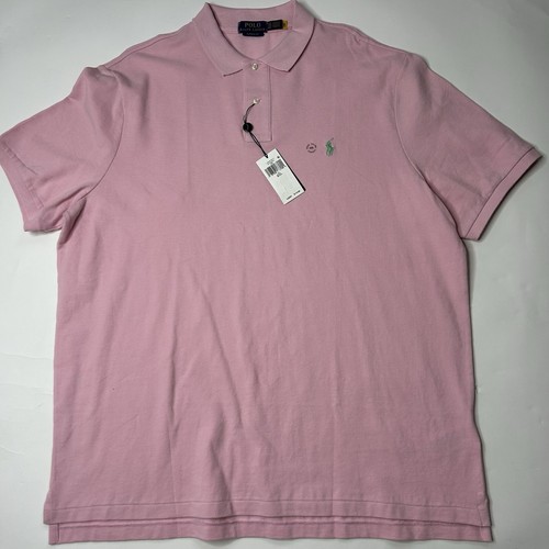 Polo Ralph Lauren Shirt Men’s XXL Classic Fit Knit Cotton Short Sleeve Polo Pony - Picture 2 of 6