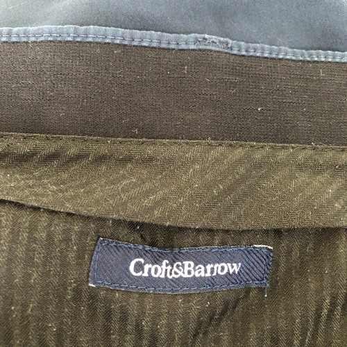 Pantalones de vestir Croft & Barrow True Comfort 36x29 azul marino calce clásico cintura flexible para hombre - Imagen 8 de 8