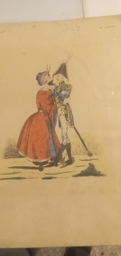 LITHOGRAPHIE ÜBER DIE EROBERUNG ALGERIENS. L'EUSES TU CRU?-SENKE DEN FREUND!-1830 - Bild 2 von 6