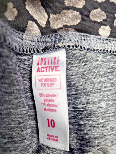 GIRL'S JUSTICE ACTIVE SHORTS FOR SPORTS OR GYMNASTICS SIZE 10 - Picture 6 of 7