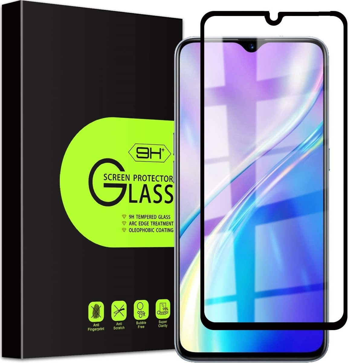 Full Screen Coverage Oppo Realme X2 Pro,6 Pro Tempered Glass Screen  Protector