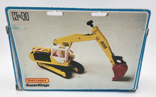 Matchbox Super Kings K-41 Excavator JCB 808 & K-89 Forestry Set Lesney Rare - Picture 15 of 18