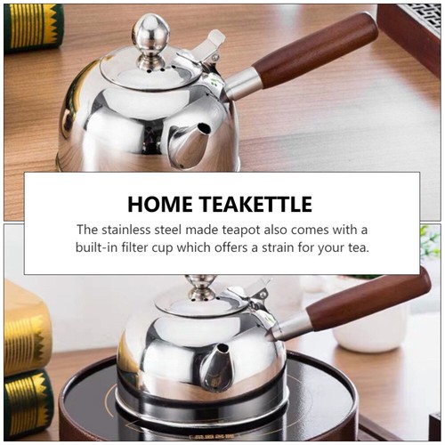 Tea Pot Warmer Coffee Pot Anti Hot Handle Tea Kettle Stainless Steel Tea Kettle - Imagen 7 de 12