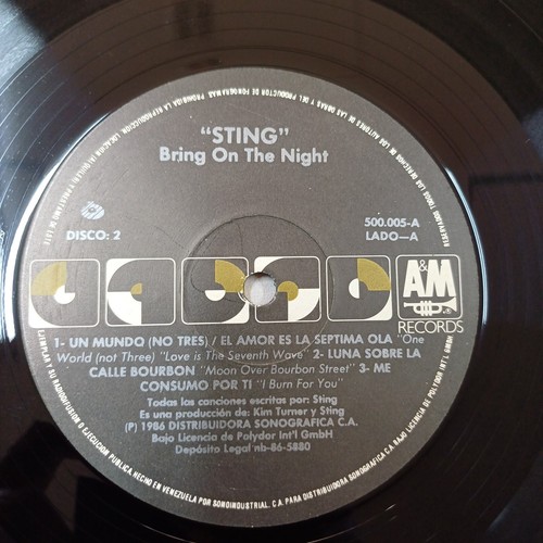 Sting – Bring On The Night - Jazz, Rock, Funk/Soul, Pop, Venezuela, 1986 - Picture 5 of 14