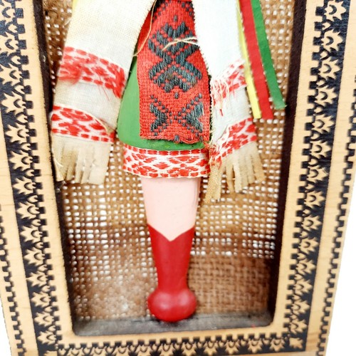 1980 Moscow Summer Olympic Games Wood Wall Plaque Russian Folk Doll 3D Souvenir  - Picture 4 of 6
