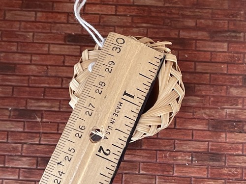 Dollhouse basket Planter With Terra Cotta Pot Inside - Picture 6 of 6