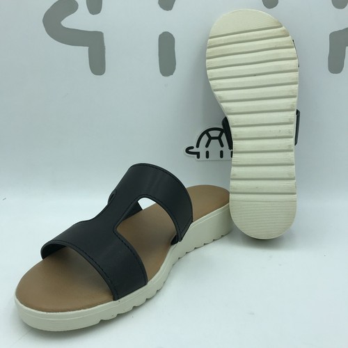 Kensie Women's Elena Slide Wedge Sandal Leather Sandals - New In Box - Picture 13 of 33