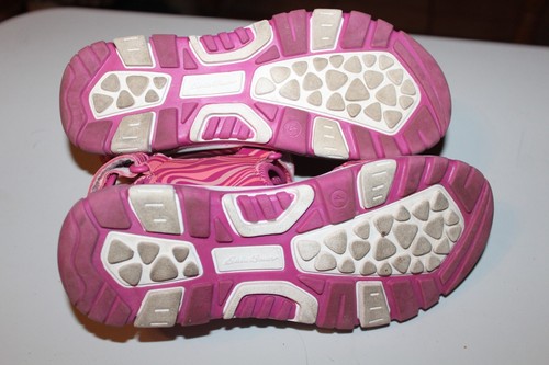 Eddie Bauer große Mädchen verstellbare Riemen Jordan River Sandale rosa Wellen Größe 4 - Bild 6 von 7