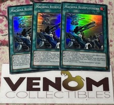 3x (M/NM) *EURO* Machina Redeployment SR10-EN023 Super Rare 1st Edition YuGiOh