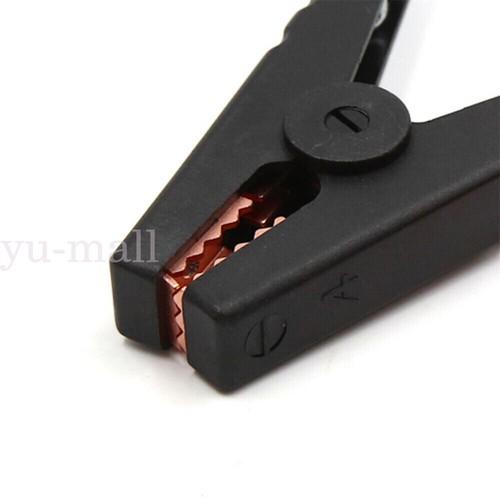 10X 100A Car Battery Alligator Clip Test Terminal Clamps Set Black Red Plastic - Picture 11 of 15