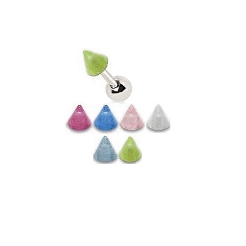 Cartilage Upper Ear Stud - Tragus Labret - Helix Top Ear Bar -Star Heart Earring - Picture 39 of 41