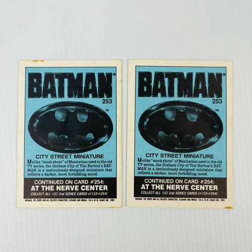 1989 Batman DC Comics Vintage Trading Cards x9 Bundle RARE - Picture 7 of 12