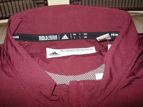 Texas A&M Aggies adidas AEROREADY S/S 1/2 Zip Lightweight Golf Jacket Men Large - Picture 5 of 12