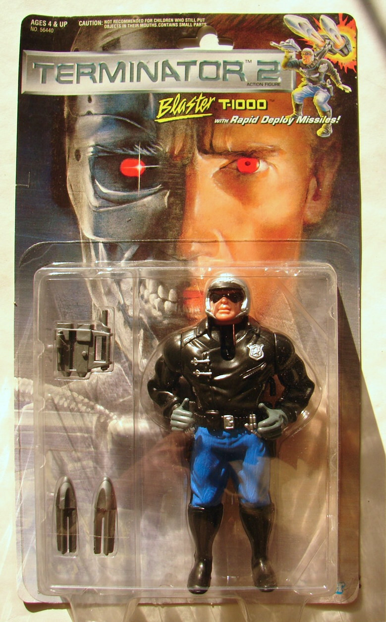 Blaster T-1000 Terminator  2 T2 Kenner MIP 1991 robot cyborg   1121