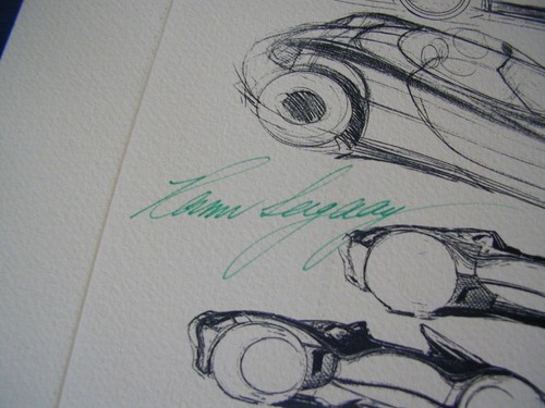 Porsche Boxster Launch 1996 press presentation folio #857 / 900 w/signed images - Picture 16 of 24