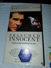 Presumed Innocent (VHS, BB) Harrison Ford