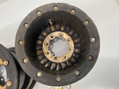 Rear Hiper Beadlock Wheels Tech 3 10" Diameter Honda TRX 450R 300EX 250R LTR450 - Picture 2 of 13