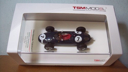 1/43 TRUESCALE TSM124355 PORSCHE 718 F2 1960 #2 STIRLING MOSS - Picture 1 of 8