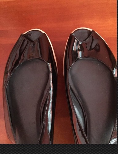Damen-Sandalen 8 1/2 Stuart Weitzman schwarz Lackleder - Bild 5 von 12