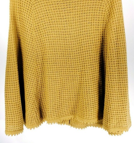 De Colección Sears Capa Poncho Mantón Para Mujer Talla Única Vara Dorada Flecos Retro Grandmacore - Imagen 8 de 10