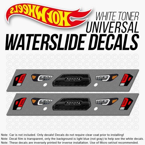 Adesivo WaterSlide Fanale Posteriore Testa TOYOTA TACOMA Scala 1/64 '20 per Hot - Foto 4 di 12