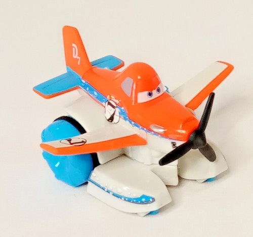 Disney Pixar Planes Hydro Wheels Pontoon Dusty Crophopper Bath Toy Splash Racer - Picture 1 of 7