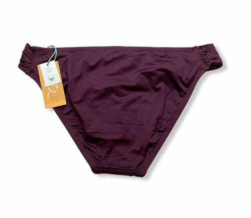 Women's Ruched Tab Hipster Bikini Bottom -Kona Sol - Various Colors/Sizes - S418 - Picture 11 of 11