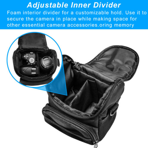Camera Backpack Bag Case Shoulder Pouch For Canon Nikon Sony Rebel DSLR - Picture 8 of 13