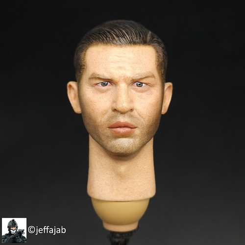 1:6 scale Alert Line WWII Soviet NKVD Officer Male Head Sculpt for 12" Figures - Picture 1 of 12