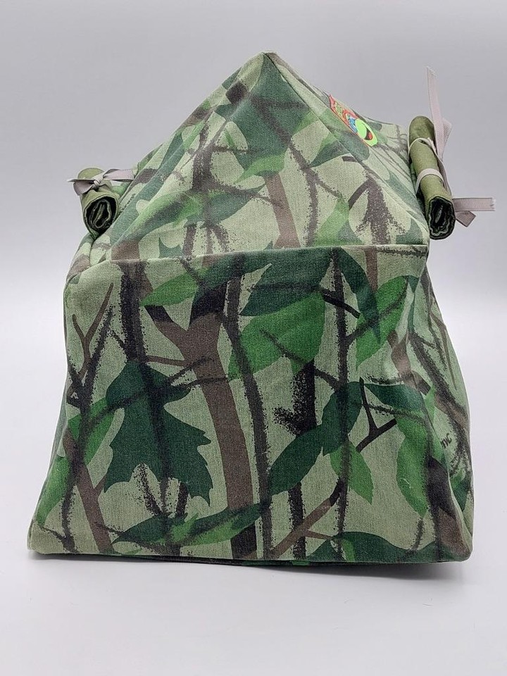 Vtg Handmade Tent & Sleeping Bag for Teenage Mutant Ninja Turtles