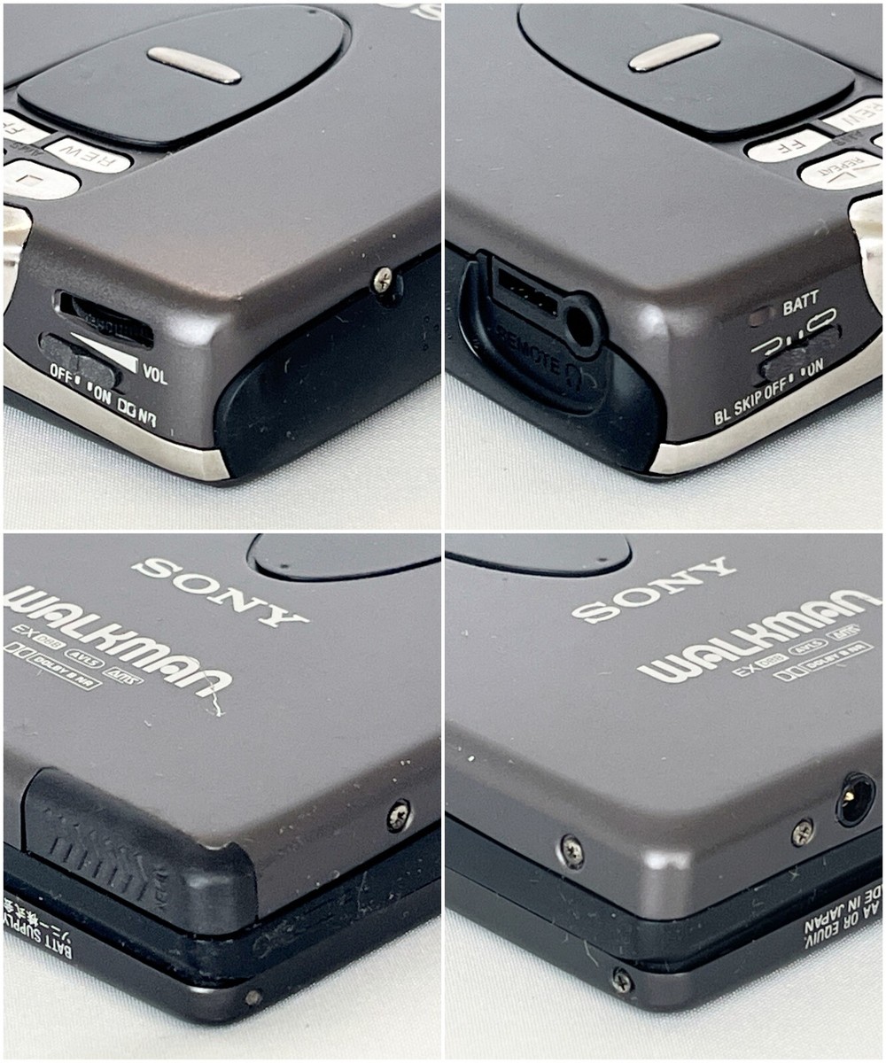 【美品DE可動品】SONY Cassette WALKMAN WM-EX2 Perfect cassette player SONY Walkman WM-EX2 (Made in Japan